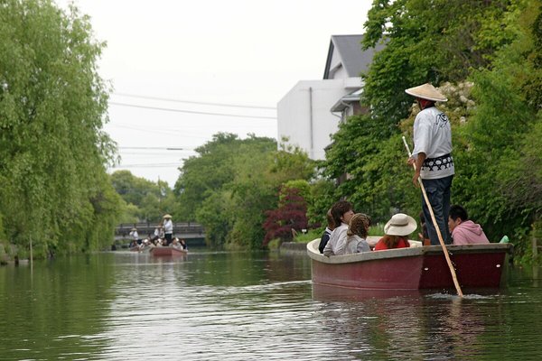 柳川の風景